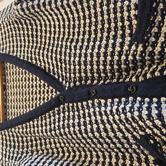 Tommy Hilfiger Black and Cream Cardigan - Picture 3 of 12